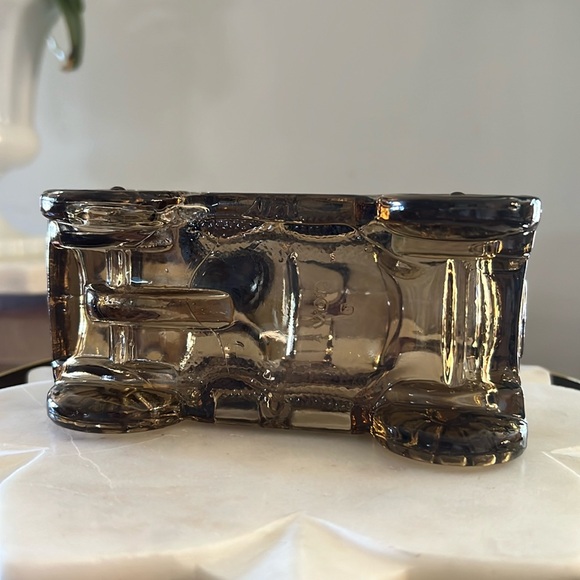 Vintage Avon Reo Depot Wagon After Shave Dark Glass Decanter 1970’s Roadster Car - Picture 8 of 12